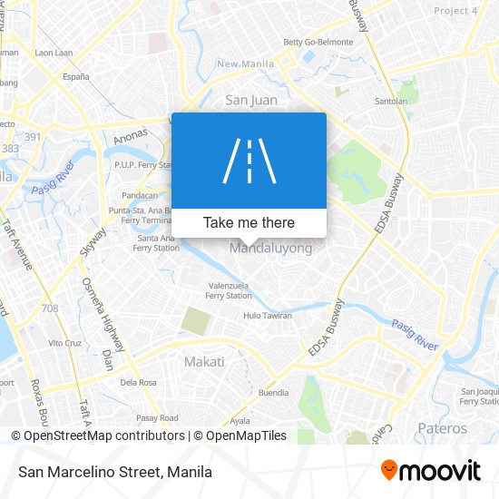 San Marcelino Street map