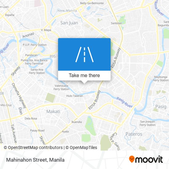 Mahinahon Street map