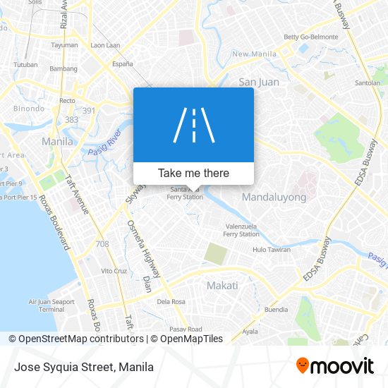 Jose Syquia Street map