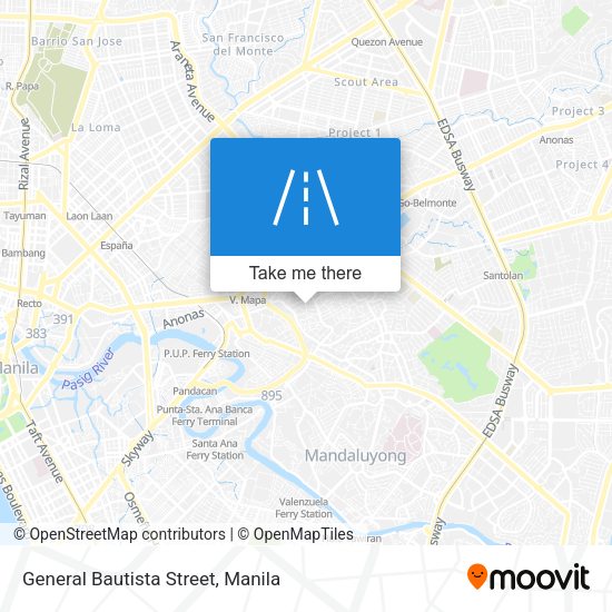 General Bautista Street map