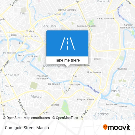 Camiguin Street map