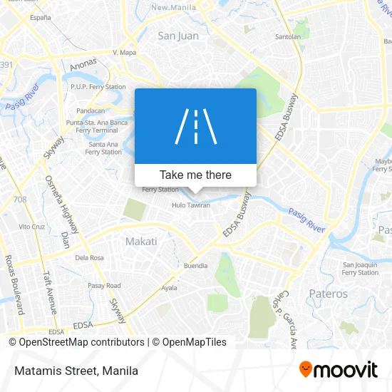 Matamis Street map