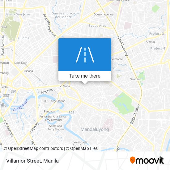 Villamor Street map