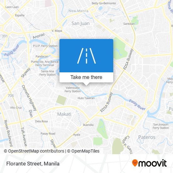 Florante Street map