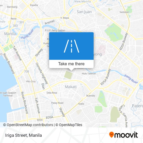 Iriga Street map