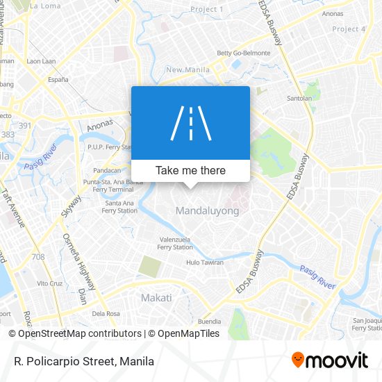 R. Policarpio Street map