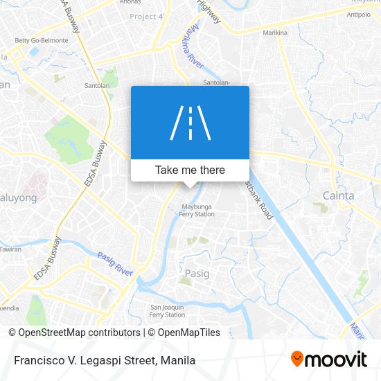 Francisco V. Legaspi Street map