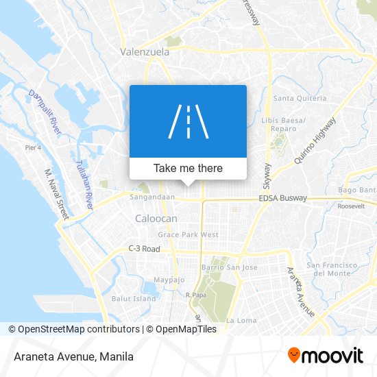 Araneta Avenue map