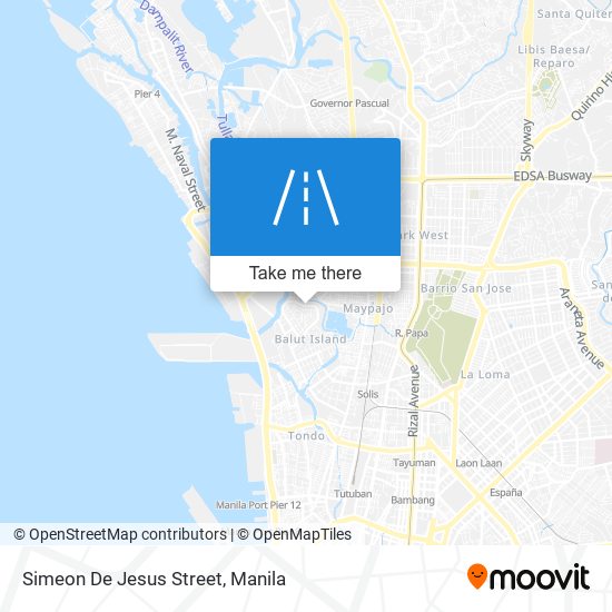 Simeon De Jesus Street map