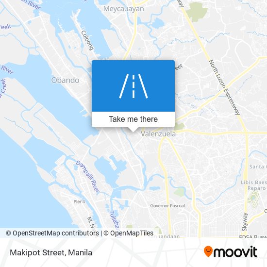Makipot Street map