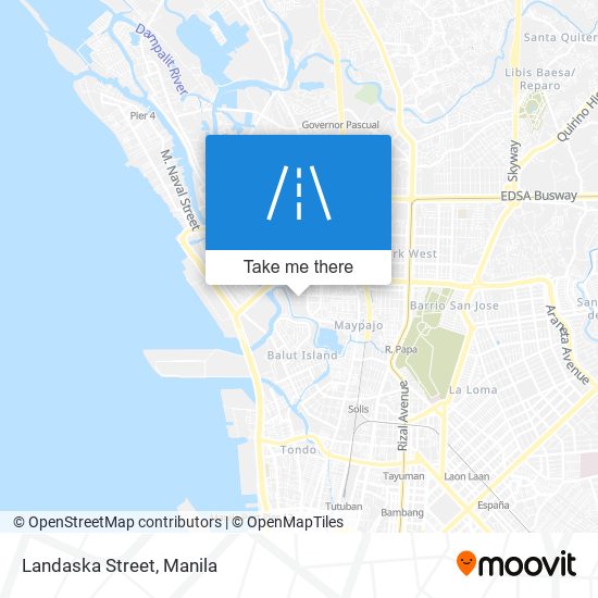 Landaska Street map