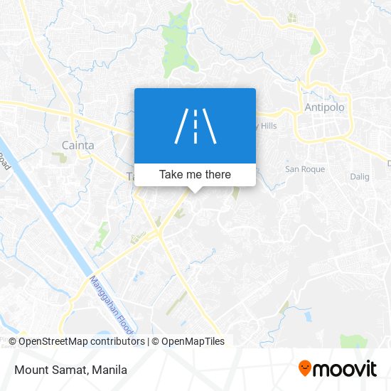Mount Samat map
