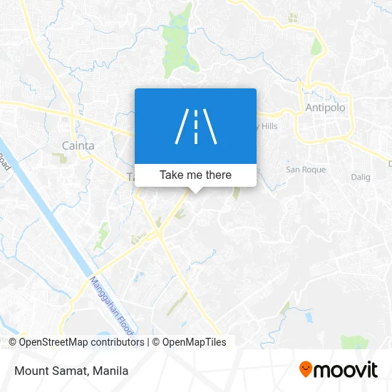 Mount Samat map