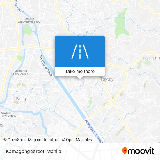 Kamagong Street map