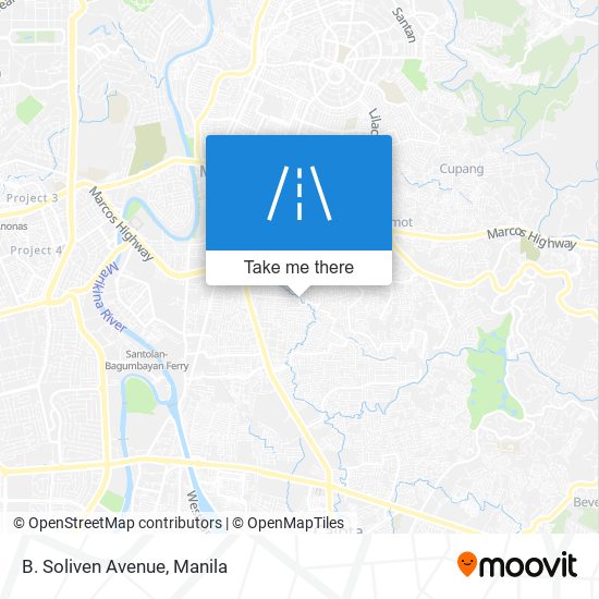 B. Soliven Avenue map