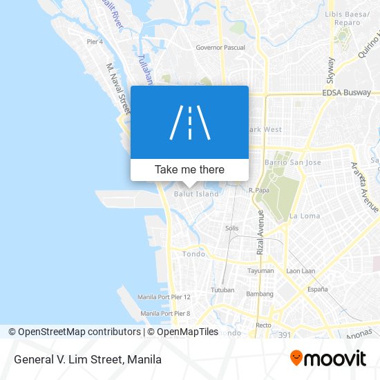 General V. Lim Street map