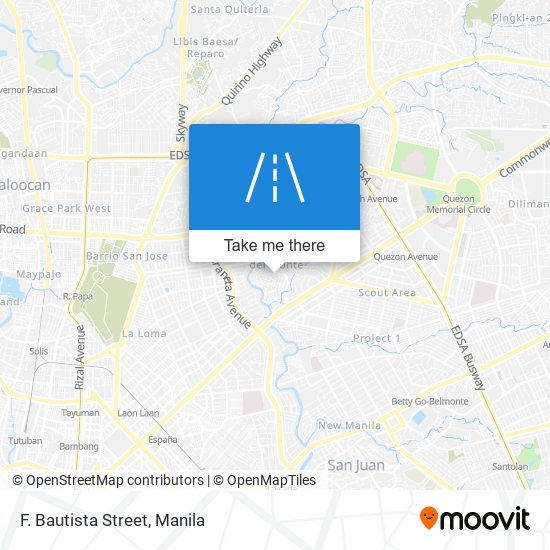 F. Bautista Street map