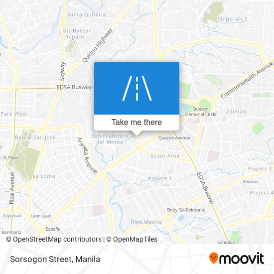 Sorsogon Street map