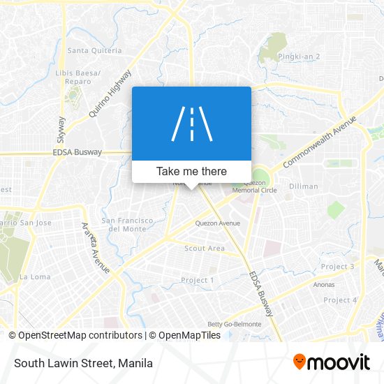 South Lawin Street map