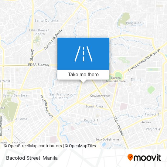 Bacolod Street map