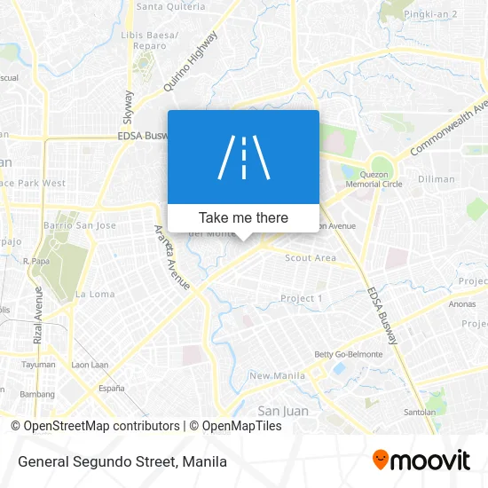 General Segundo Street map