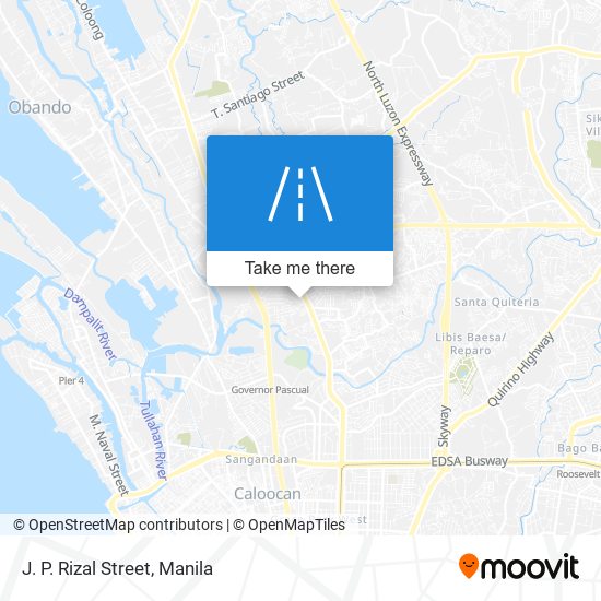 J. P. Rizal Street map