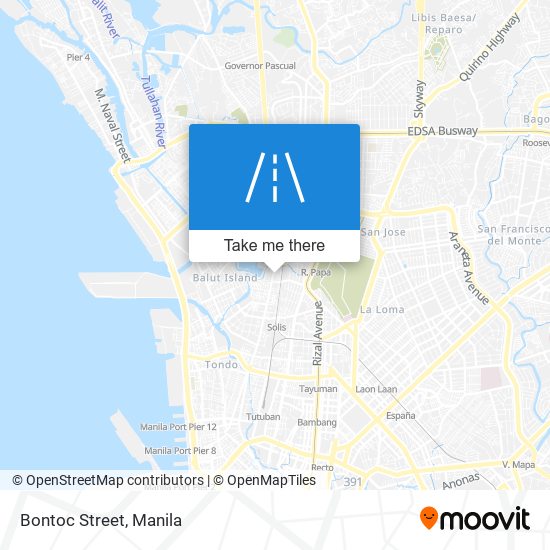 Bontoc Street map