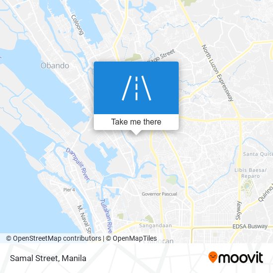 Samal Street map
