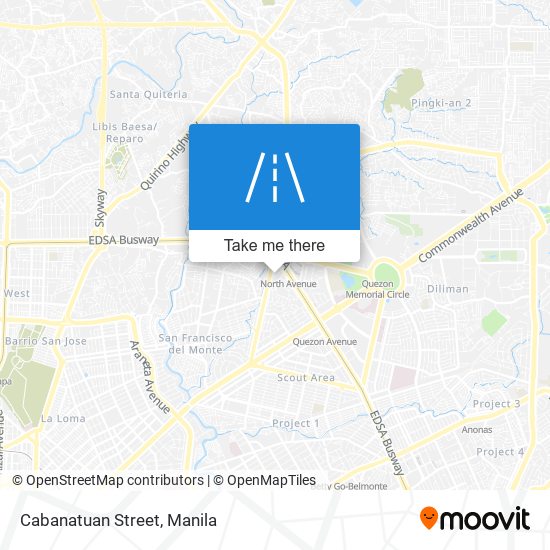 Cabanatuan Street map