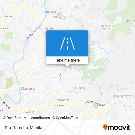 Sta. Teresita map