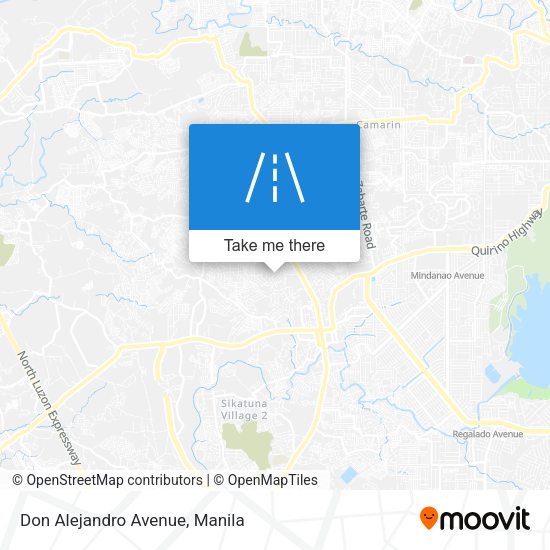 Don Alejandro Avenue map