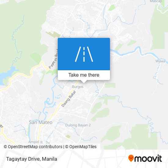 Tagaytay Drive map