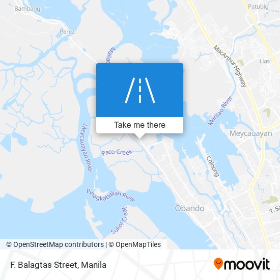 F. Balagtas Street map