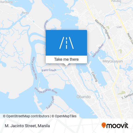 M. Jacinto Street map