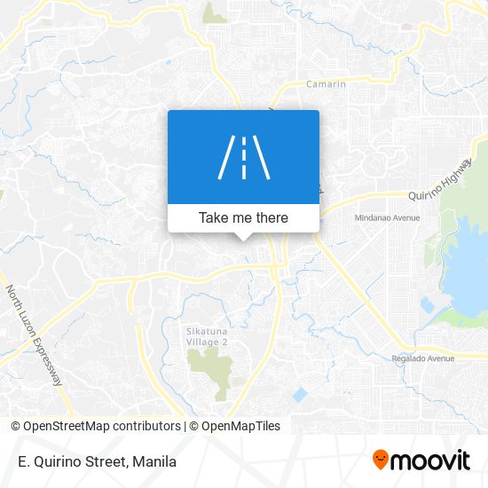 E. Quirino Street map