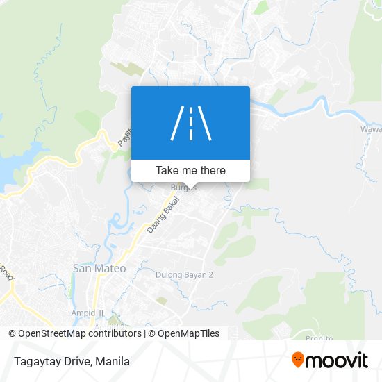 Tagaytay Drive map