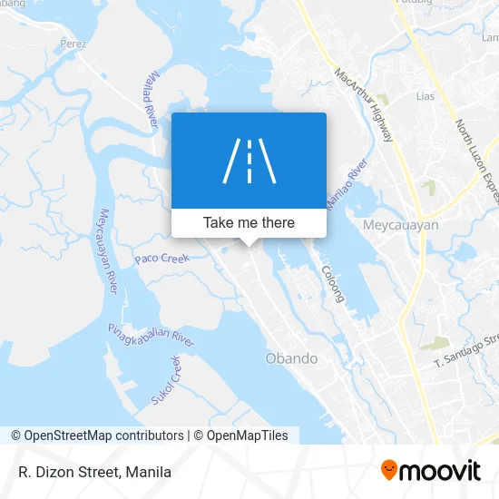 R. Dizon Street map