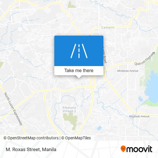 M. Roxas Street map