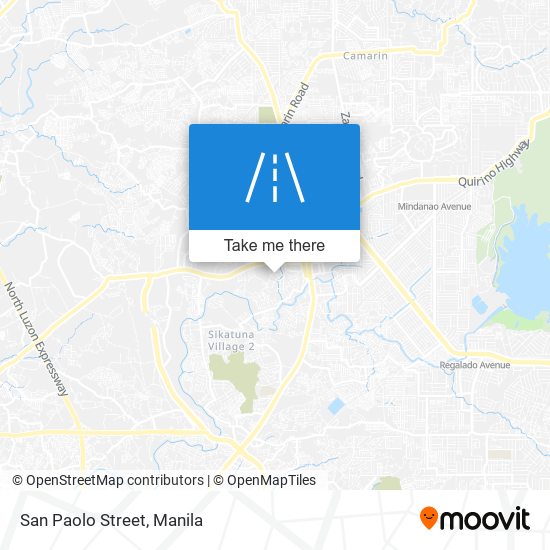 San Paolo Street map