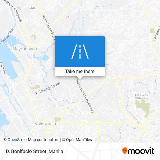 D. Bonifacio Street map