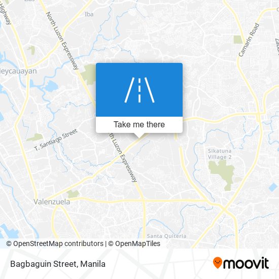 Bagbaguin Street map