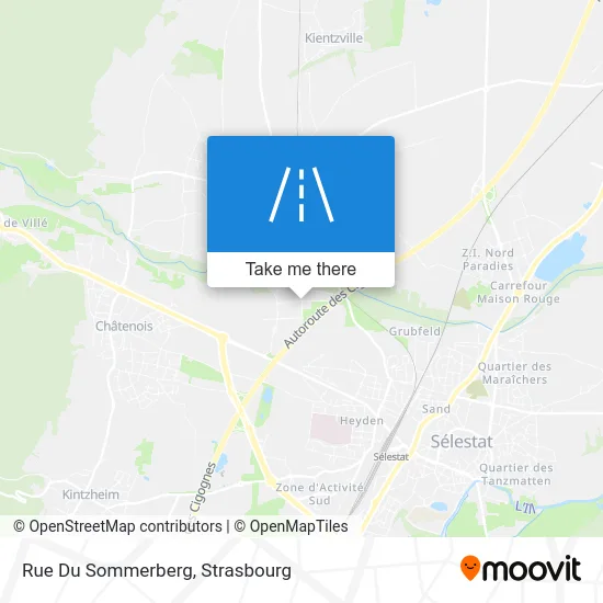 Rue Du Sommerberg map
