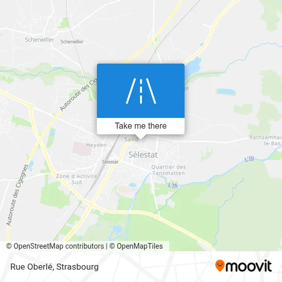 Rue Oberlé map