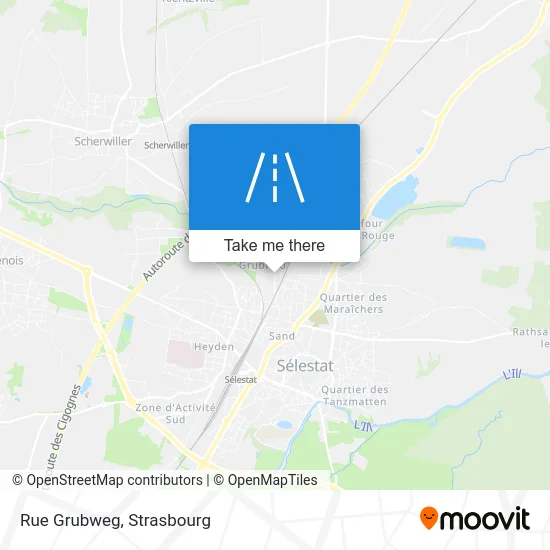 Rue Grubweg map