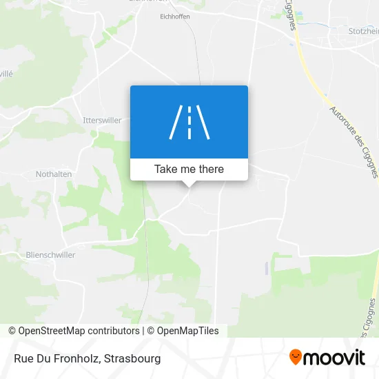 Rue Du Fronholz map