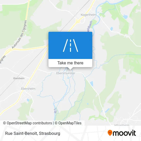 Rue Saint-Benoît map