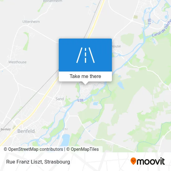 Rue Franz Liszt map