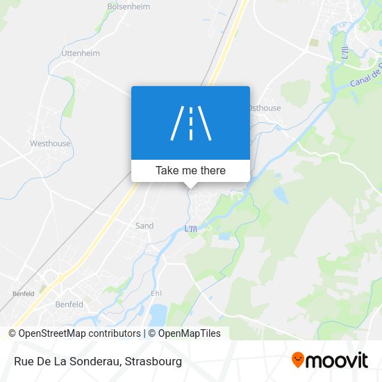 Rue De La Sonderau map