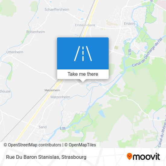Rue Du Baron Stanislas map