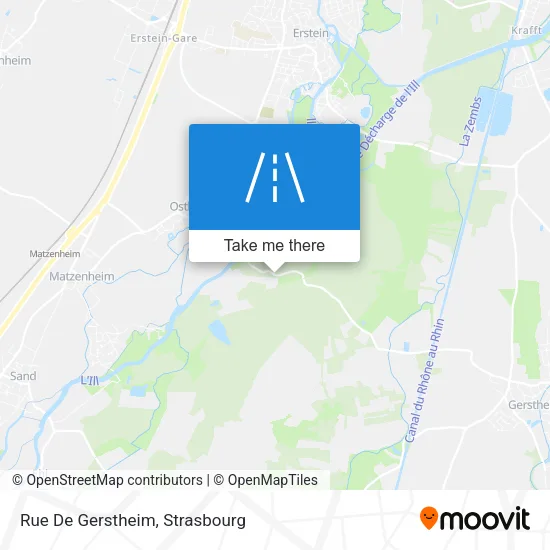Rue De Gerstheim map